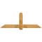 Ekena Millwork Eugene Rough Sawn Timber Gable Bracket, Western Red Cedar, 72"W x 27"H x 4"D x 6"F, 9/12 Pitch GBW072X27X0406EUG00RWR - alternate 1